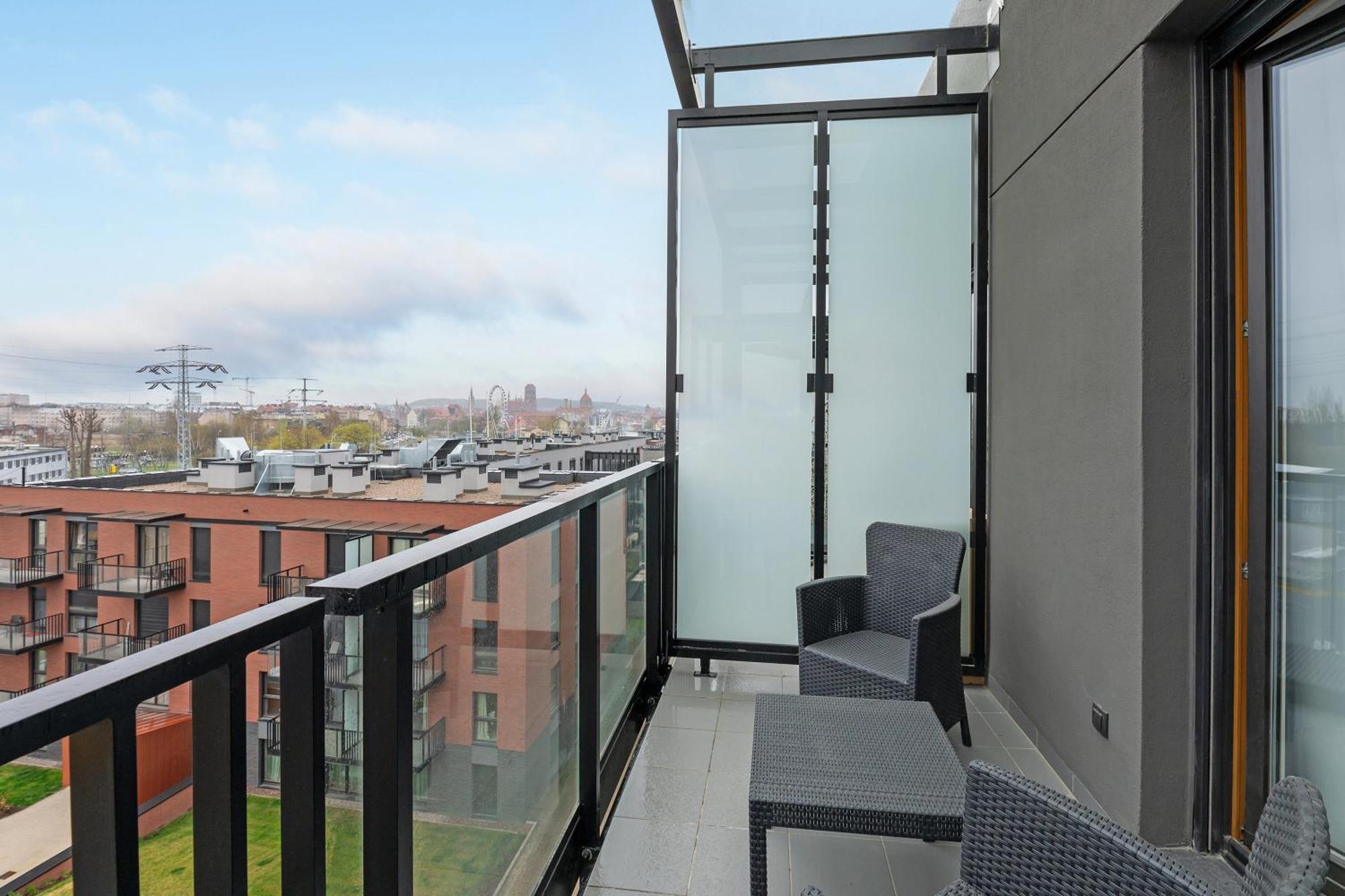 Nadmotlawie Riverside - Sauna, Gym & Parking By Downtown Apartments Gdańsk Rom bilde