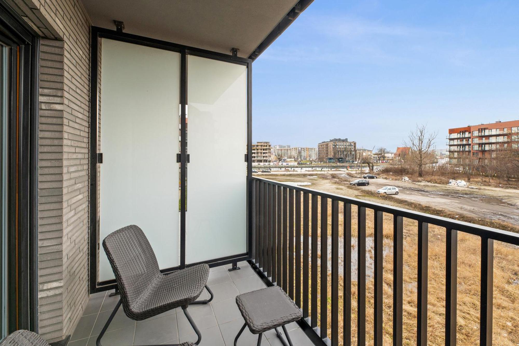 Nadmotlawie Riverside - Sauna, Gym & Parking By Downtown Apartments Gdańsk Rom bilde