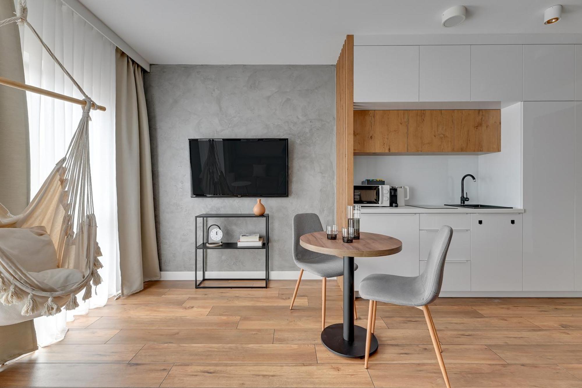 Nadmotlawie Riverside - Sauna, Gym & Parking By Downtown Apartments Gdańsk Rom bilde