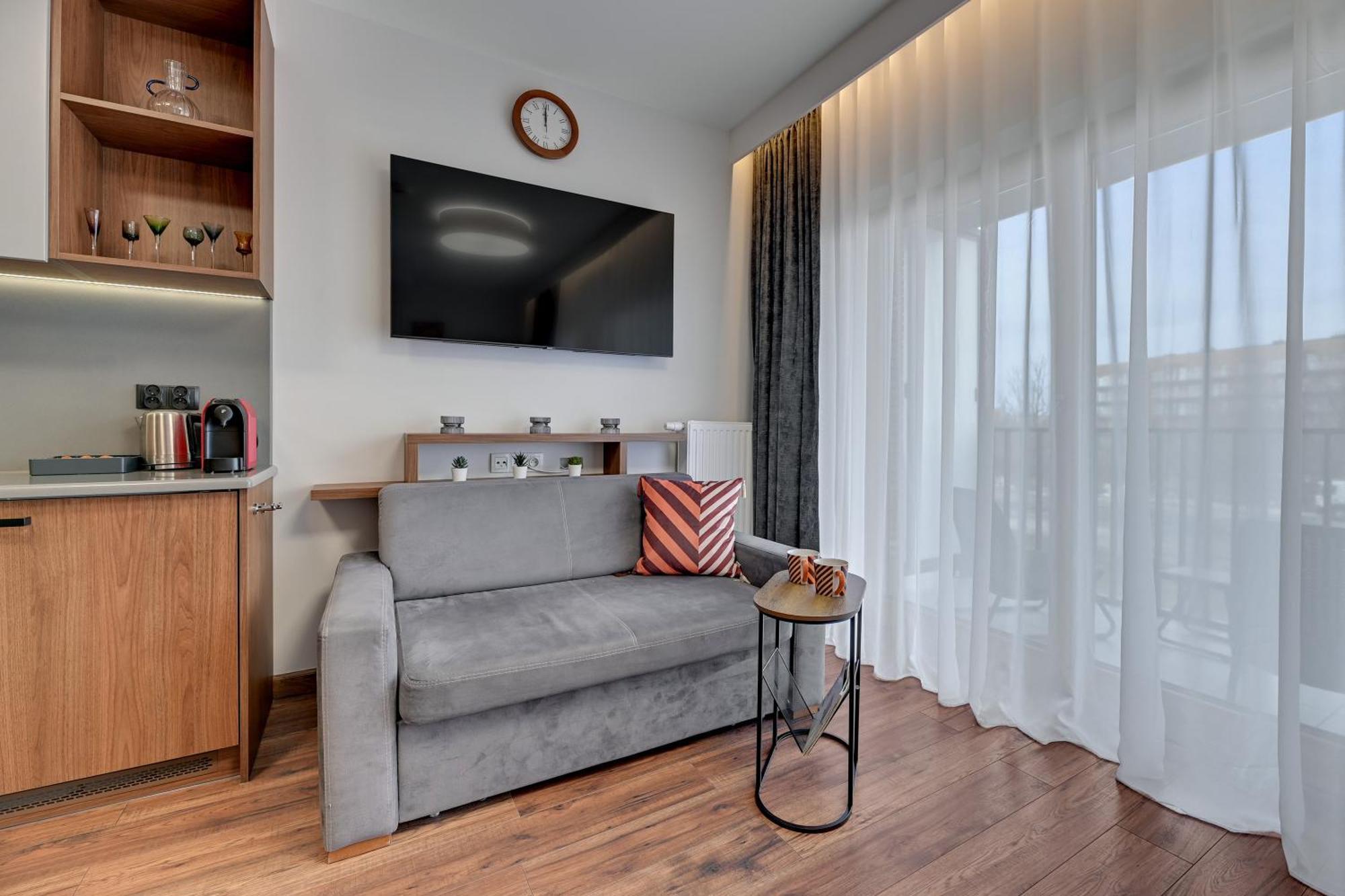 Nadmotlawie Riverside - Sauna, Gym & Parking By Downtown Apartments Gdańsk Rom bilde